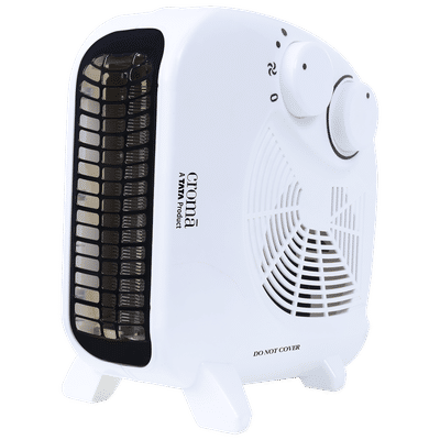 Croma 1400W Fan Room Heater with Adjustable Thermostat (Noiseless Operation