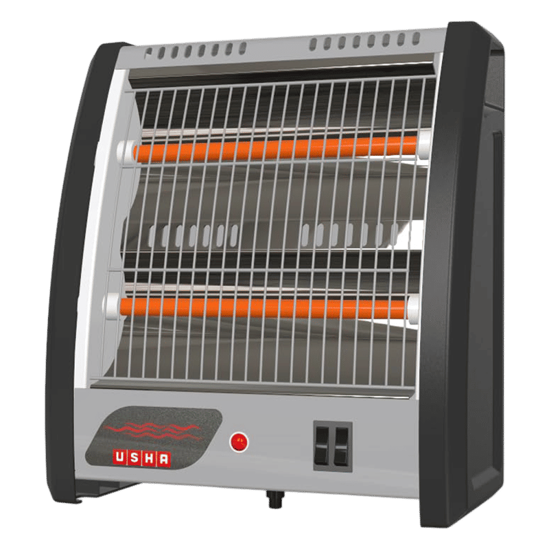 USHA QH 4302N 800W Quartz Room Heater with Low Power Consumption (Tip Over Safety Switch_1