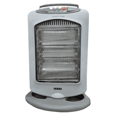 USHA HH 4003 1200W Halogen Room Heater with Automatic Oscillation (Safety Tip Over Protection