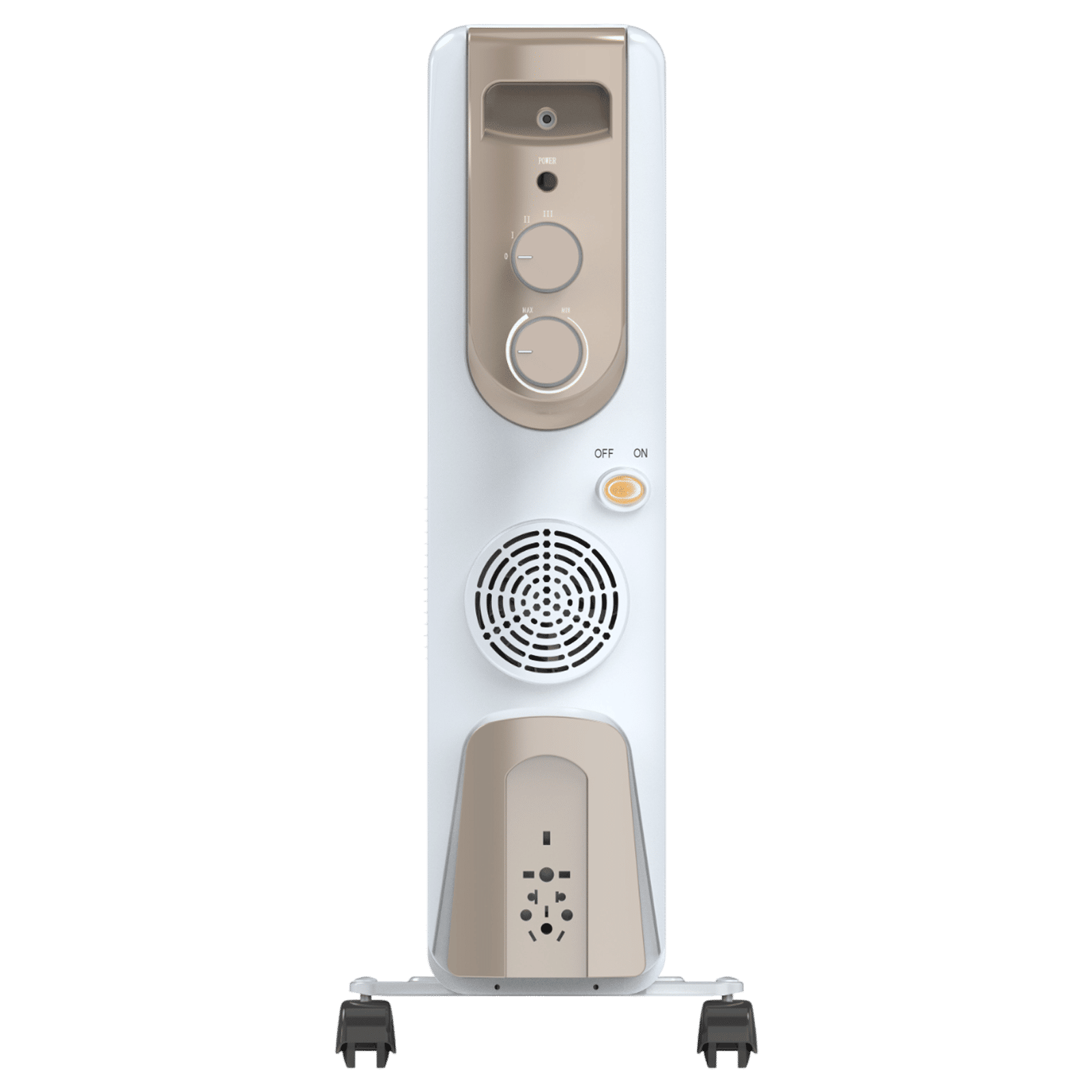 BAJAJ Vienna OFR 11F 2500W Oil Filled Radiator Room Heater with Automatic Thermal Cutout (Adjustable Thermostat_1
