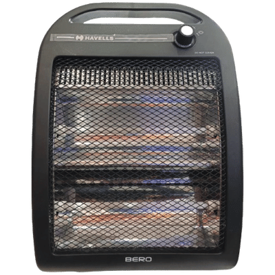 HAVELLS Bero Quartz 800W Quartz Room Heater with Rust Free Stainless Steel Reflector (Tip Over Switch for Safety