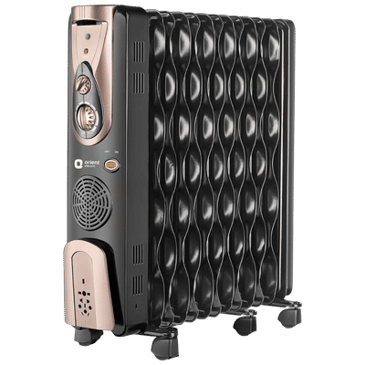Orient Comforter Collection 2900W PTC Fan Oil Filled Radiator Room Heater with 13 Fins (Auto Shut-off