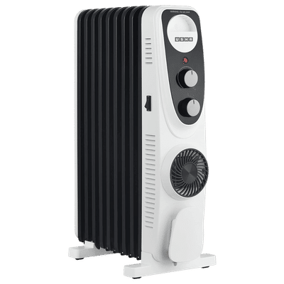 USHA 4209 FU 2000W PTC Oil Filled Radiator Room Heater with 9 Fins (Adjustable Thermostat