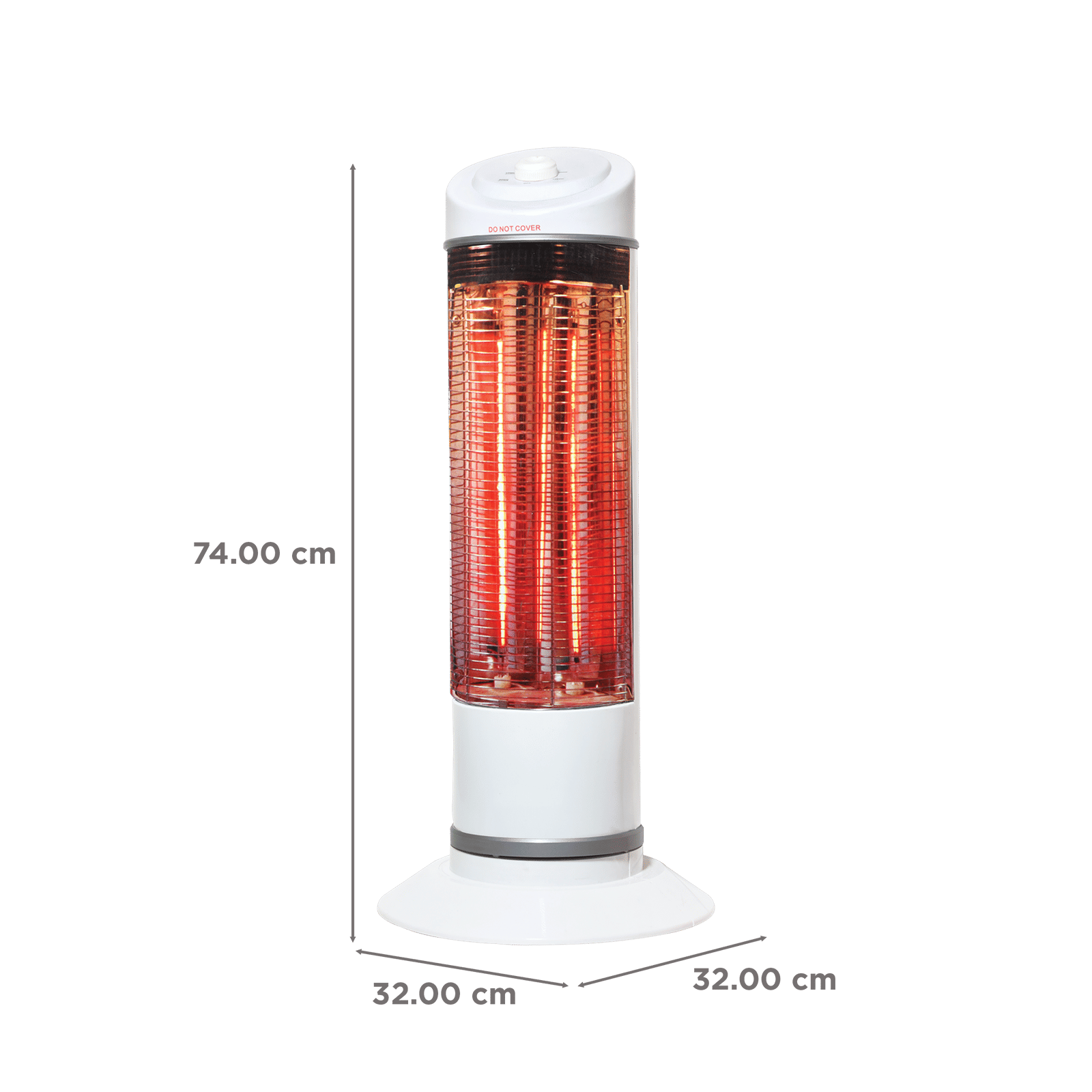 Russell Hobbs 1200 Watts Carbon Room Heater (Wide Oscillation, RCH1200W, White)_2
