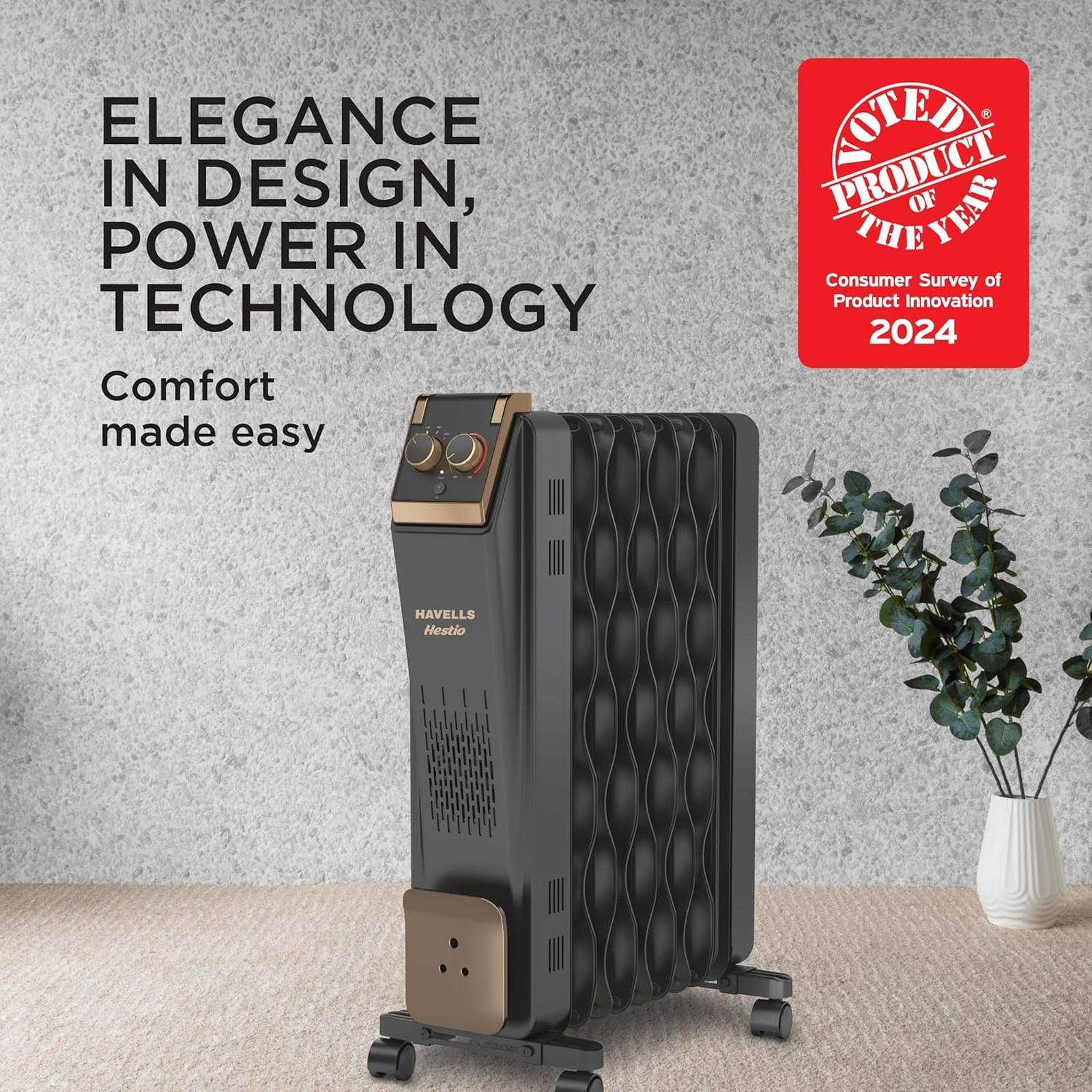 HAVELLS Hestio 2900W PTC Oil Filled Radiator Room Heater with 11 Wave Fins (Thermostatic Heat Control HAVELLS Hestio 2900W PTC Oil Filled Radiator Room Heater with 11 Wave Fins (Thermostatic Heat Control_7