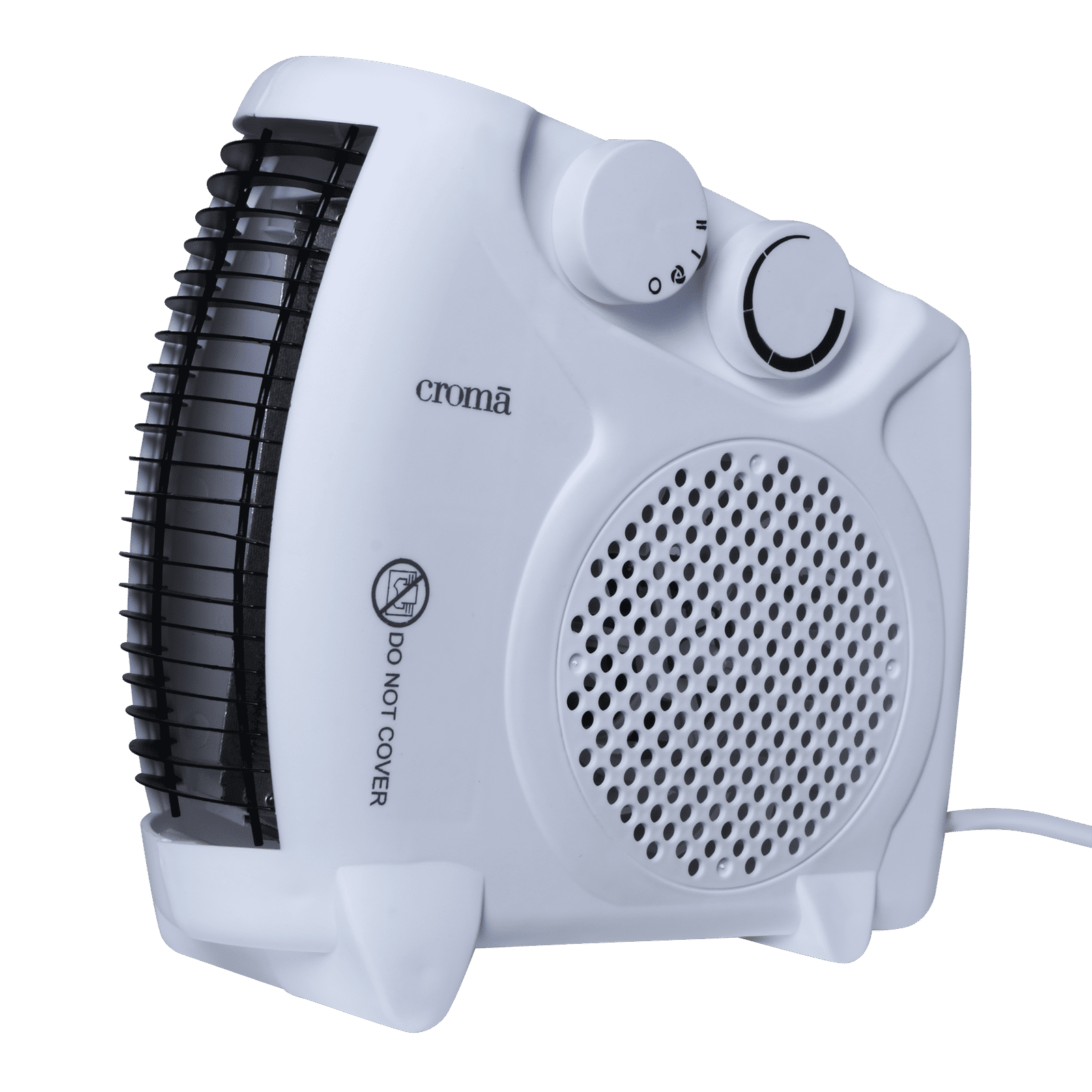 Croma 2000W Fan Room Heater with Adjustable Thermostat (Fast Heating, White) Croma 2000W Fan Room Heater with Adjustable Thermostat (Fast Heating, White)_1