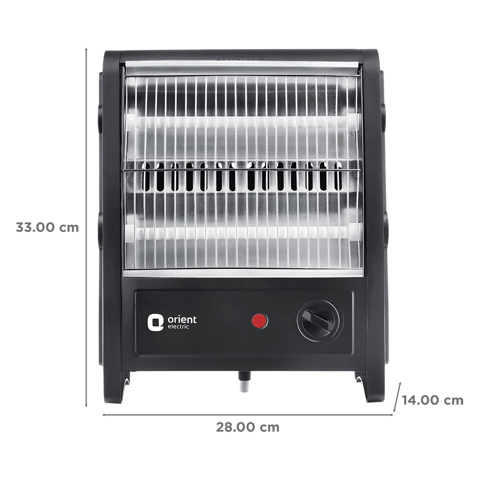 Orient Instahot Neo 800W Quartz Room Heater with 2 Heating Modes (Black)_2