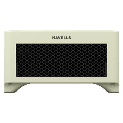 HAVELLS Fiesta 1800W Fan Room Heater with Cool Fan Function (Adjustable Thermostat, Ivory)
