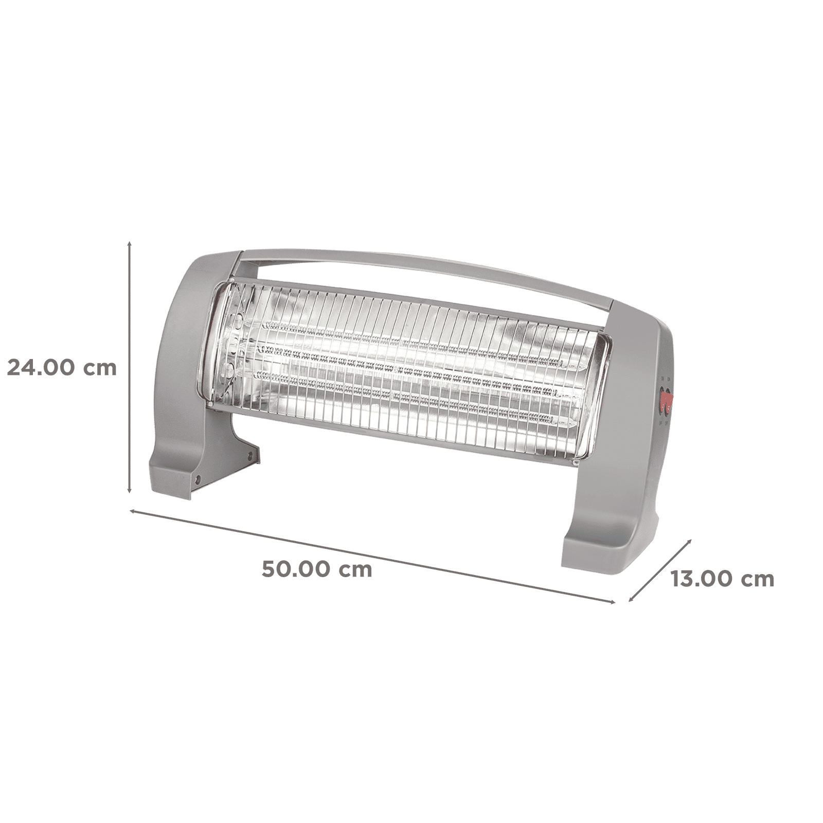 Russell Hobbs HeatLine 1200W Carbon Room Heater with 3 Heating Modes (Triple Carbon Tubes, Grey)_2