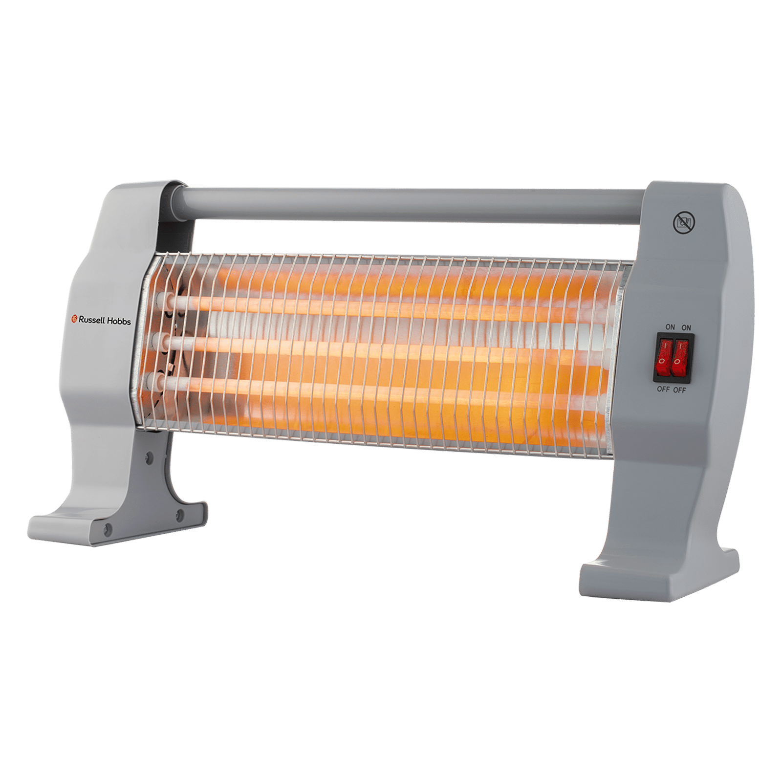 Russell Hobbs HeatLine 1200W Quartz Room Heater with 3 Heating Modes (Triple Quartz Tubes, Grey) Russell Hobbs HeatLine 1200W Quartz Room Heater with 3 Heating Modes (Triple Quartz Tubes, Grey)_4