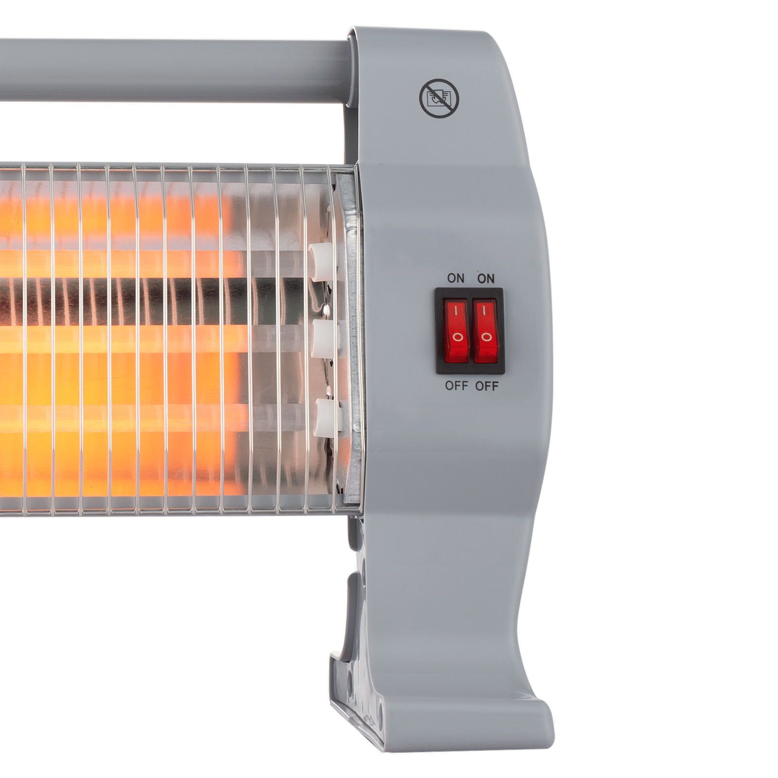 Russell Hobbs HeatLine 1200W Quartz Room Heater with 3 Heating Modes (Triple Quartz Tubes, Grey) Russell Hobbs HeatLine 1200W Quartz Room Heater with 3 Heating Modes (Triple Quartz Tubes, Grey)_5
