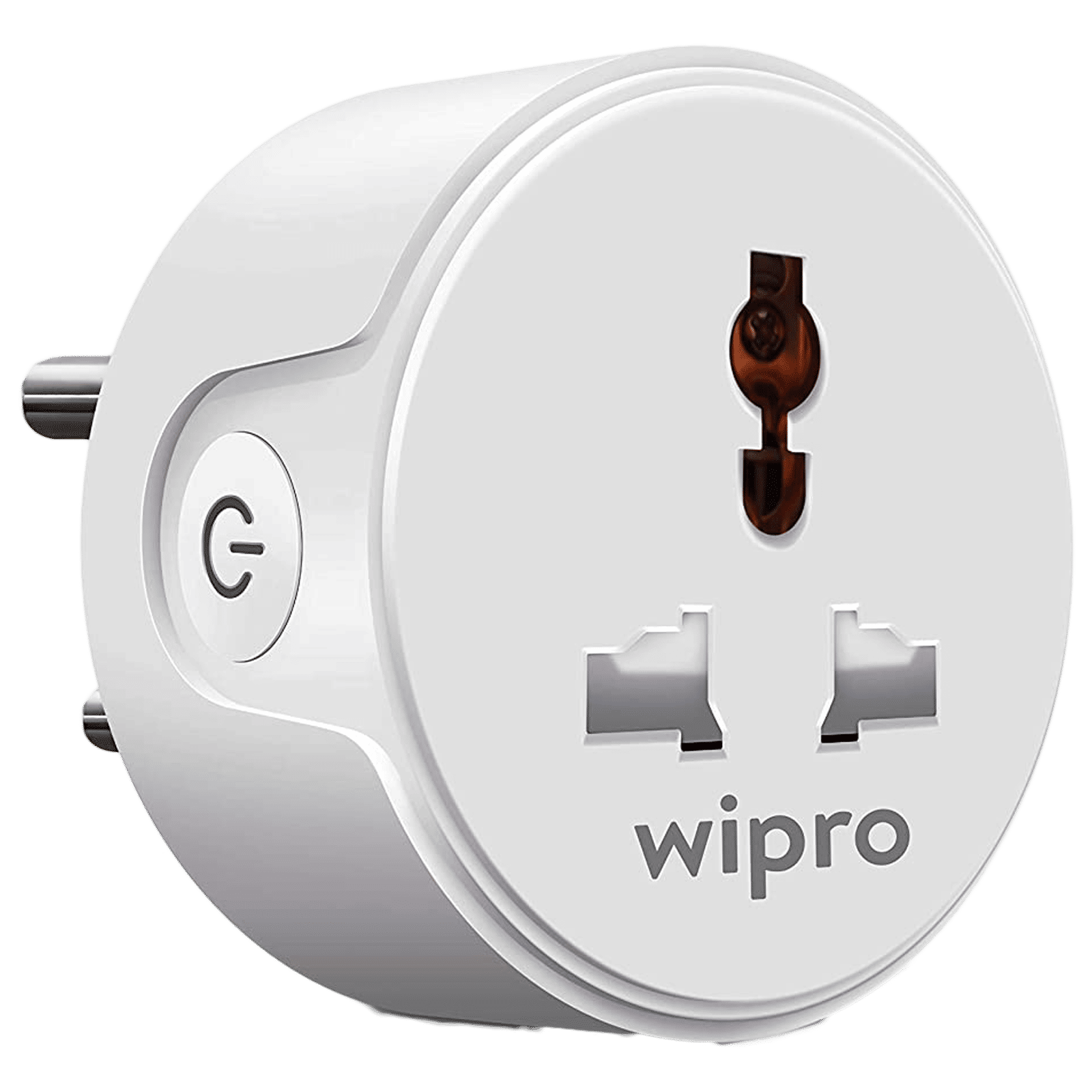 wipro Alexa and Google Assistant Support Smart Plug For Television, Electric Kettle, Mobile and Laptop Charger (2.4GHz Wi-Fi Connectivity, DSP1100, White) wipro Alexa and Google Assistant Support Smart Plug For Television, Electric Kettle, Mobile and Laptop Charger (2.4GHz Wi-Fi Connectivity, DSP1100, White)_1