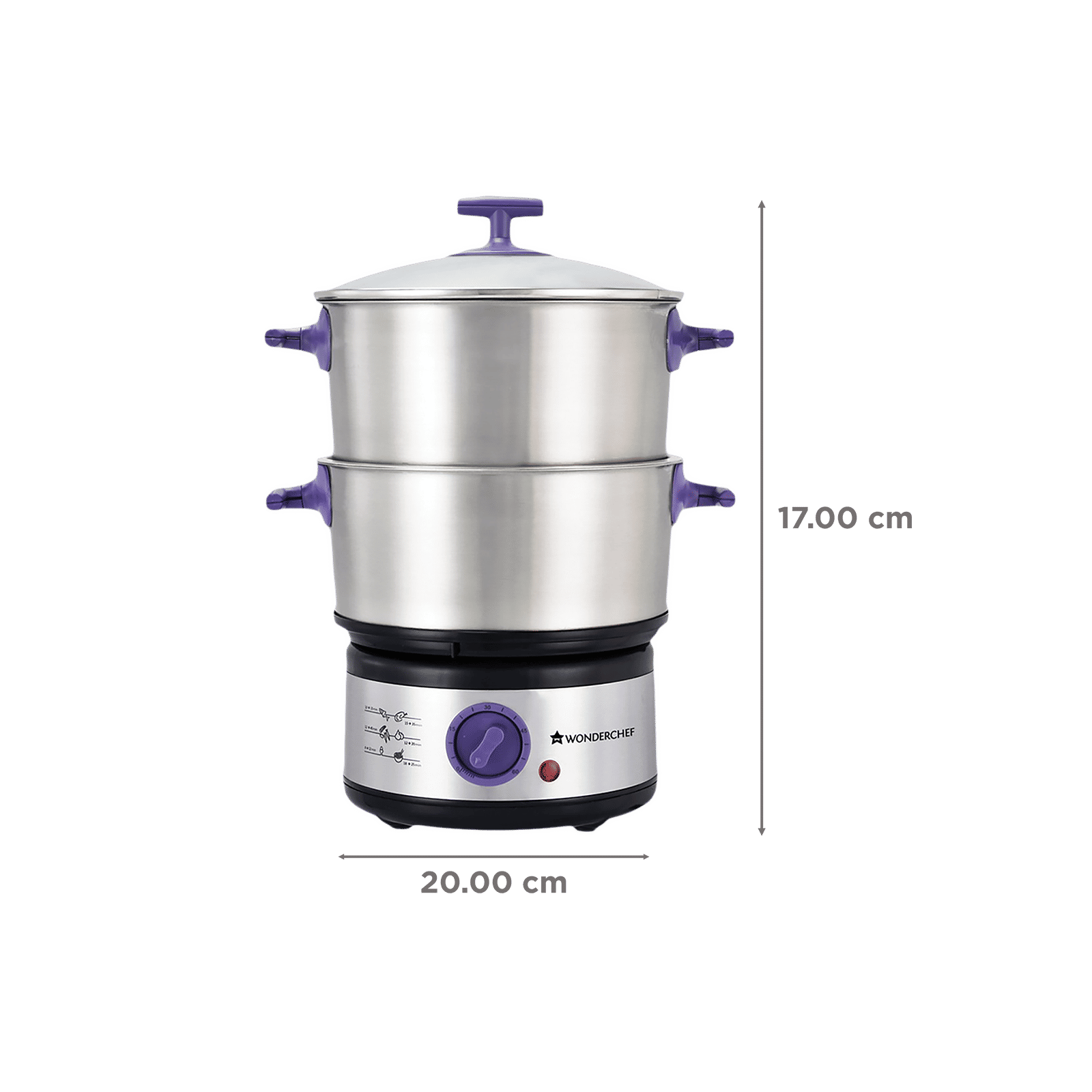 WONDERCHEF Nutri 5 Litre Electric Egg Boiler with Timer Function (Silver) WONDERCHEF Nutri 5 Litre Electric Egg Boiler with Timer Function (Silver)_2