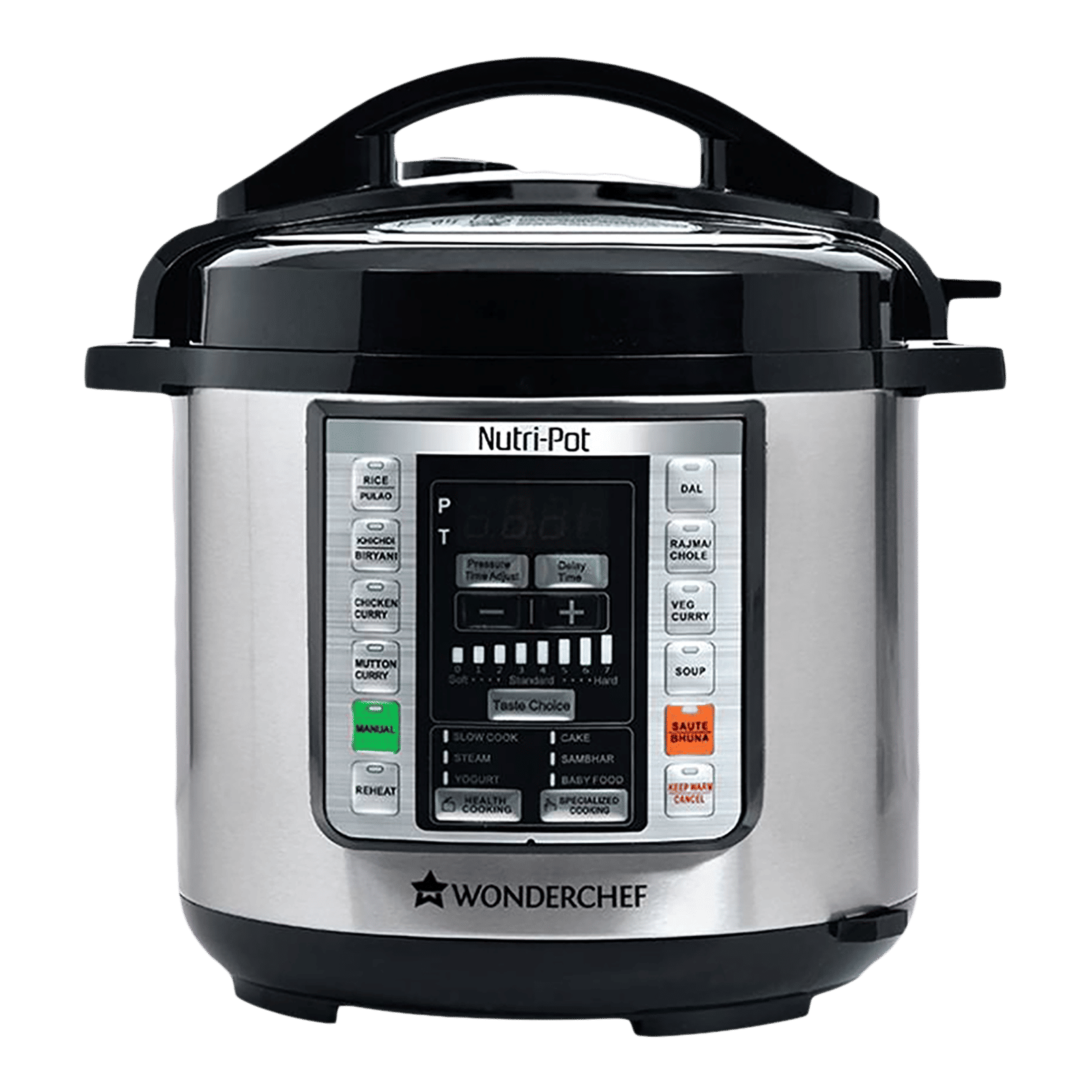 WONDERCHEF Nutri-Pot 6 Litre Electric Pressure Cooker with 7-in-1 Functions (Silver) WONDERCHEF Nutri-Pot 6 Litre Electric Pressure Cooker with 7-in-1 Functions (Silver)_1