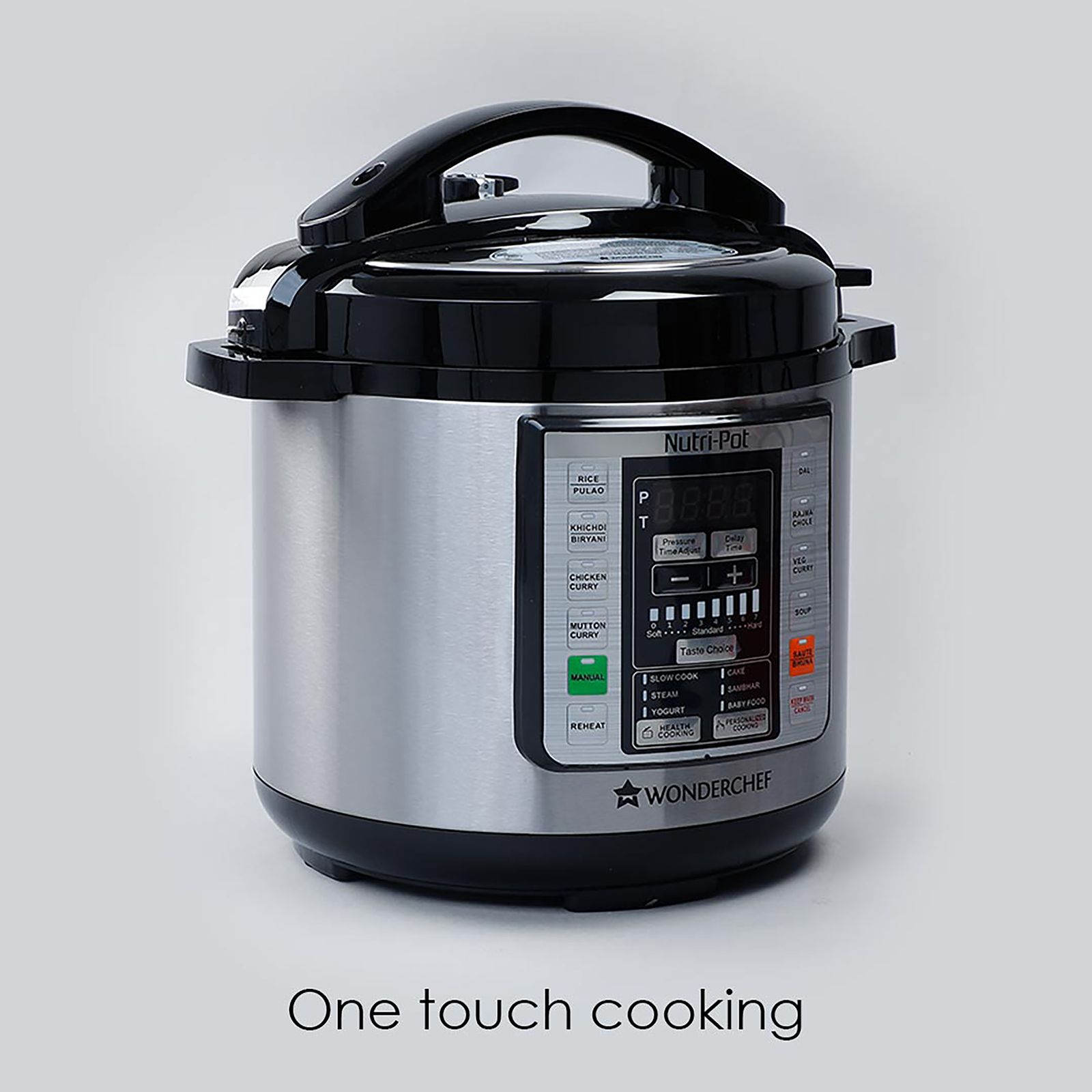 WONDERCHEF Nutri-Pot 6 Litre Electric Pressure Cooker with 7-in-1 Functions (Silver) WONDERCHEF Nutri-Pot 6 Litre Electric Pressure Cooker with 7-in-1 Functions (Silver)_8