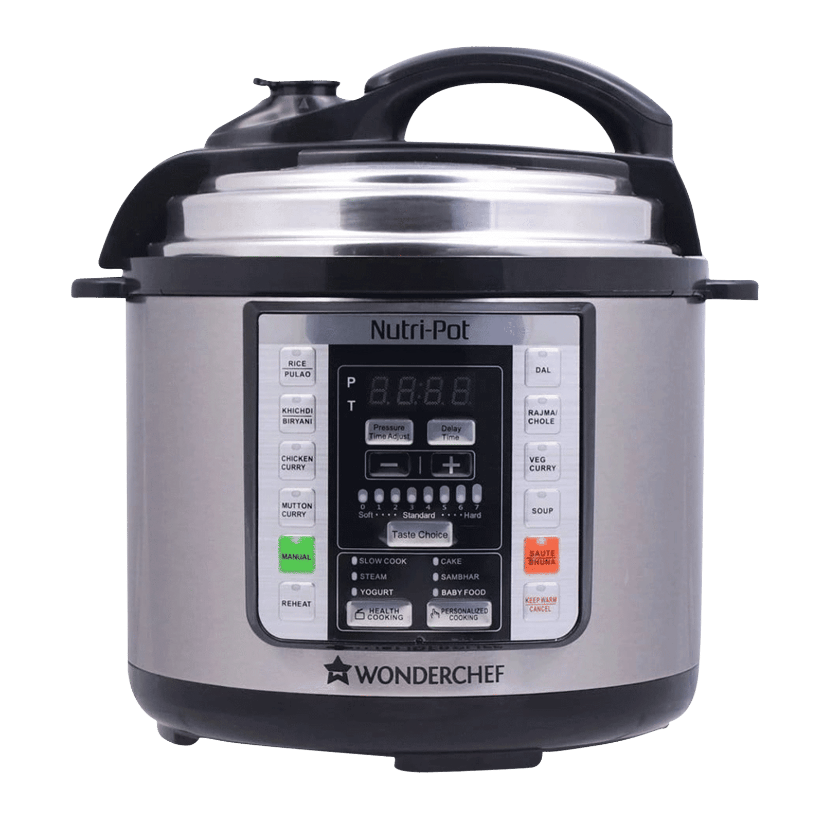 WONDERCHEF Nutri-Pot 3 Litre Electric Pressure Cooker with One Touch Operation (Silver) WONDERCHEF Nutri-Pot 3 Litre Electric Pressure Cooker with One Touch Operation (Silver)_1