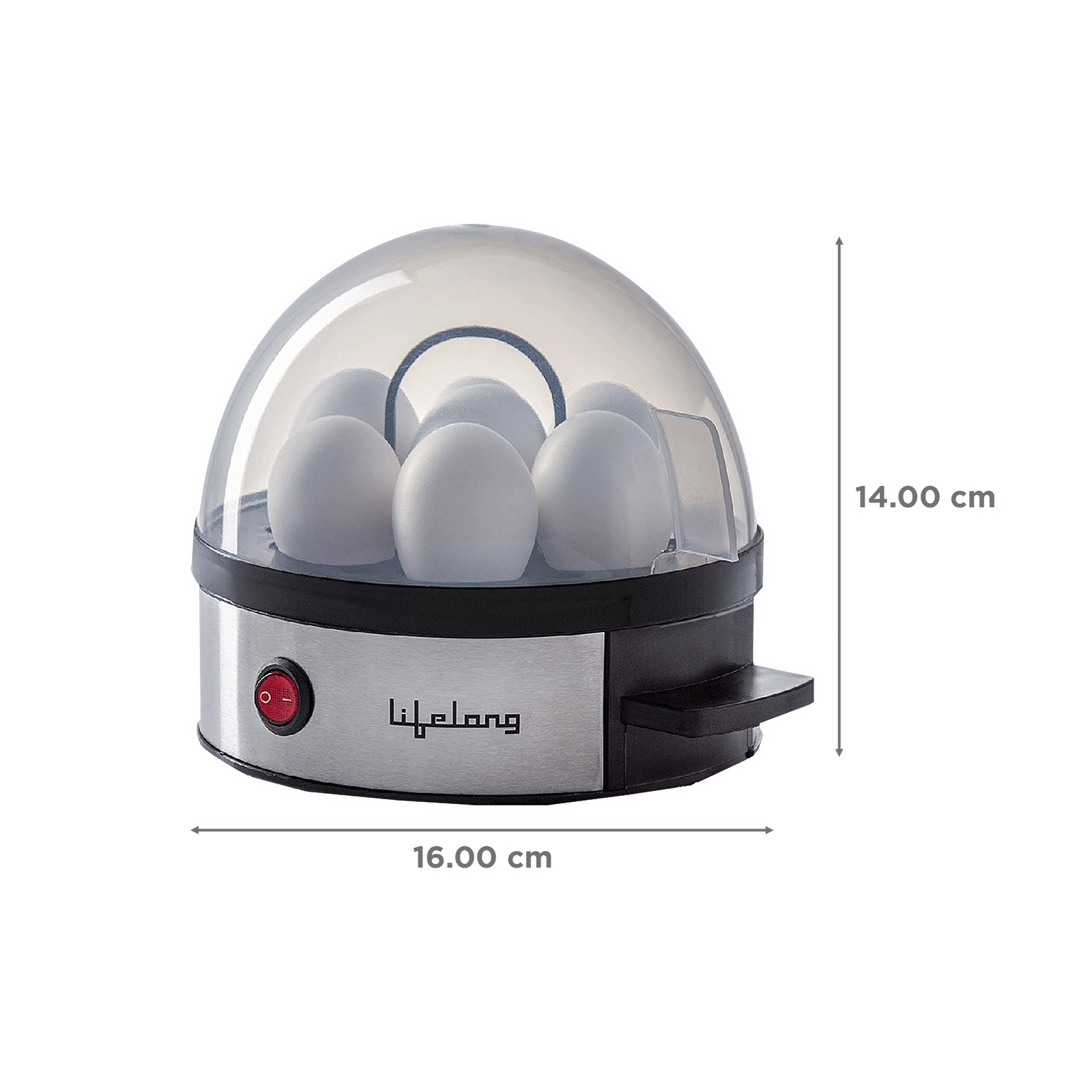 Lifelong LLEB01 7 Egg Electric Egg Boiler with Overheat Protection (Silver)_2