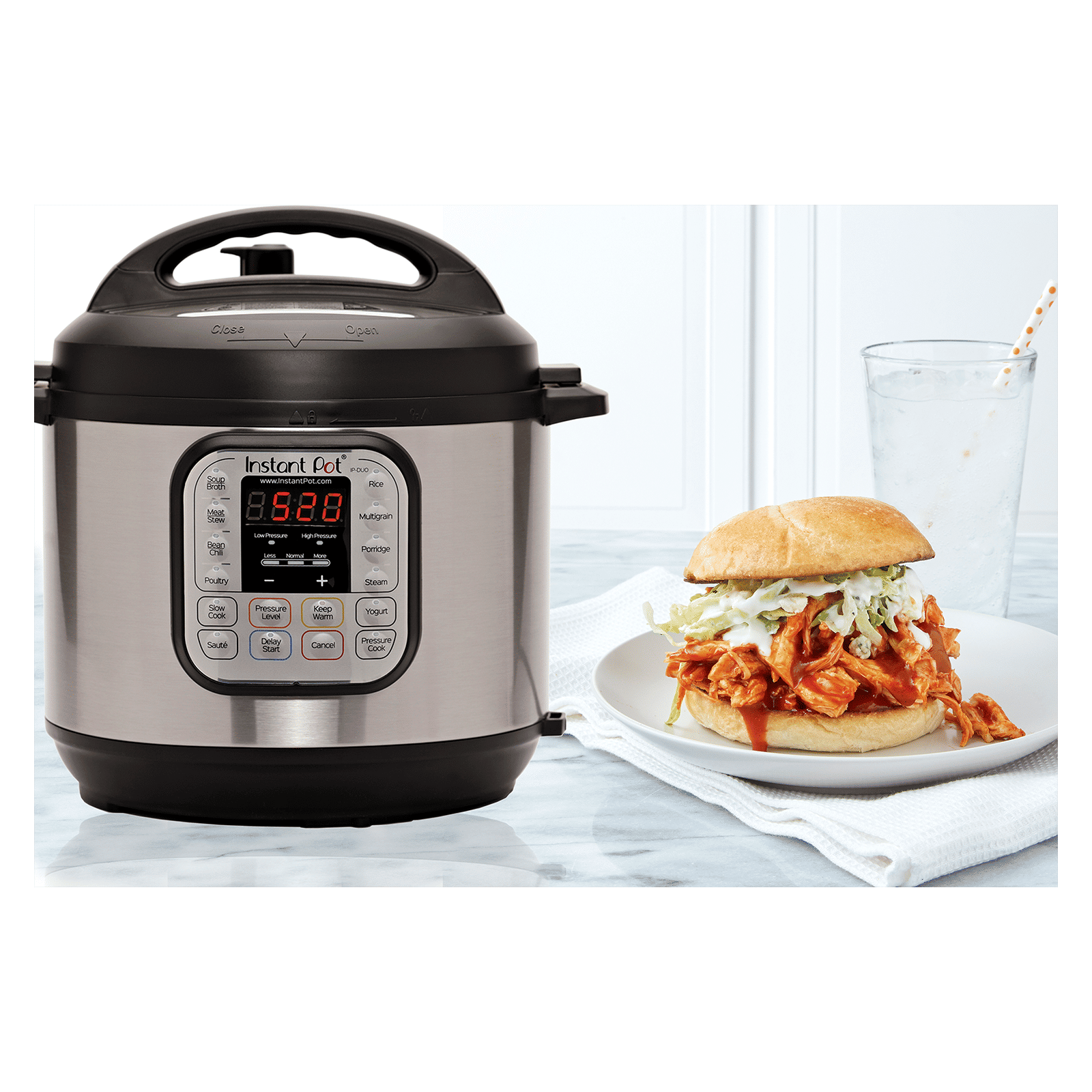 Instant Pot Duo 5.35 Litre Electric Pressure Cooker with Keep Warm Function (Grey) Instant Pot Duo 5.35 Litre Electric Pressure Cooker with Keep Warm Function (Grey)_4