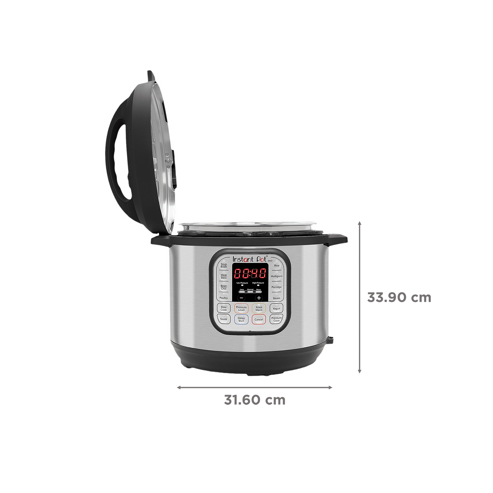 Instant Pot Duo 5.35 Litre Electric Pressure Cooker with Keep Warm Function (Grey) Instant Pot Duo 5.35 Litre Electric Pressure Cooker with Keep Warm Function (Grey)_2