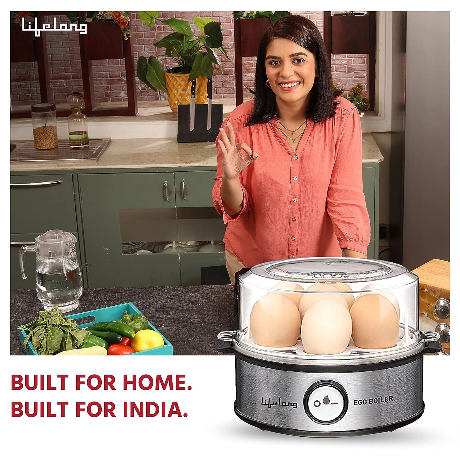 Lifelong LLEB05 7 Egg Electric Egg Boiler with Auto Shut Off (Silver) Lifelong LLEB05 7 Egg Electric Egg Boiler with Auto Shut Off (Silver)_4