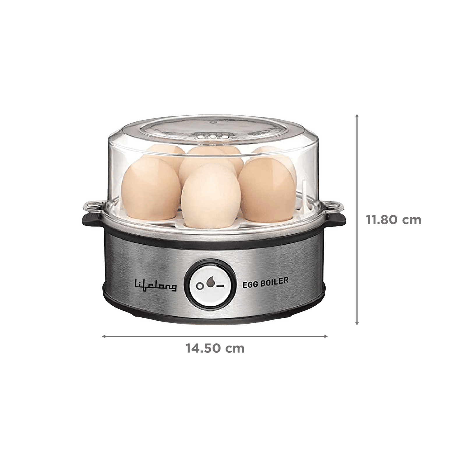 Lifelong LLEB05 7 Egg Electric Egg Boiler with Auto Shut Off (Silver) Lifelong LLEB05 7 Egg Electric Egg Boiler with Auto Shut Off (Silver)_2