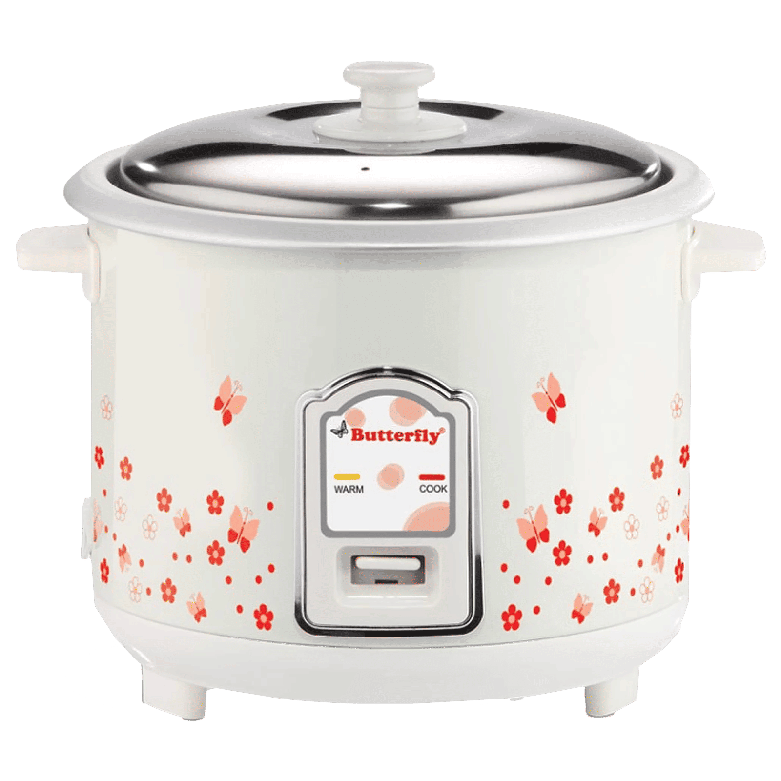 Butterfly Blossom 1.8 Litre Electric Rice Cooker with Cool Touch Body (White) Butterfly Blossom 1.8 Litre Electric Rice Cooker with Cool Touch Body (White)_1