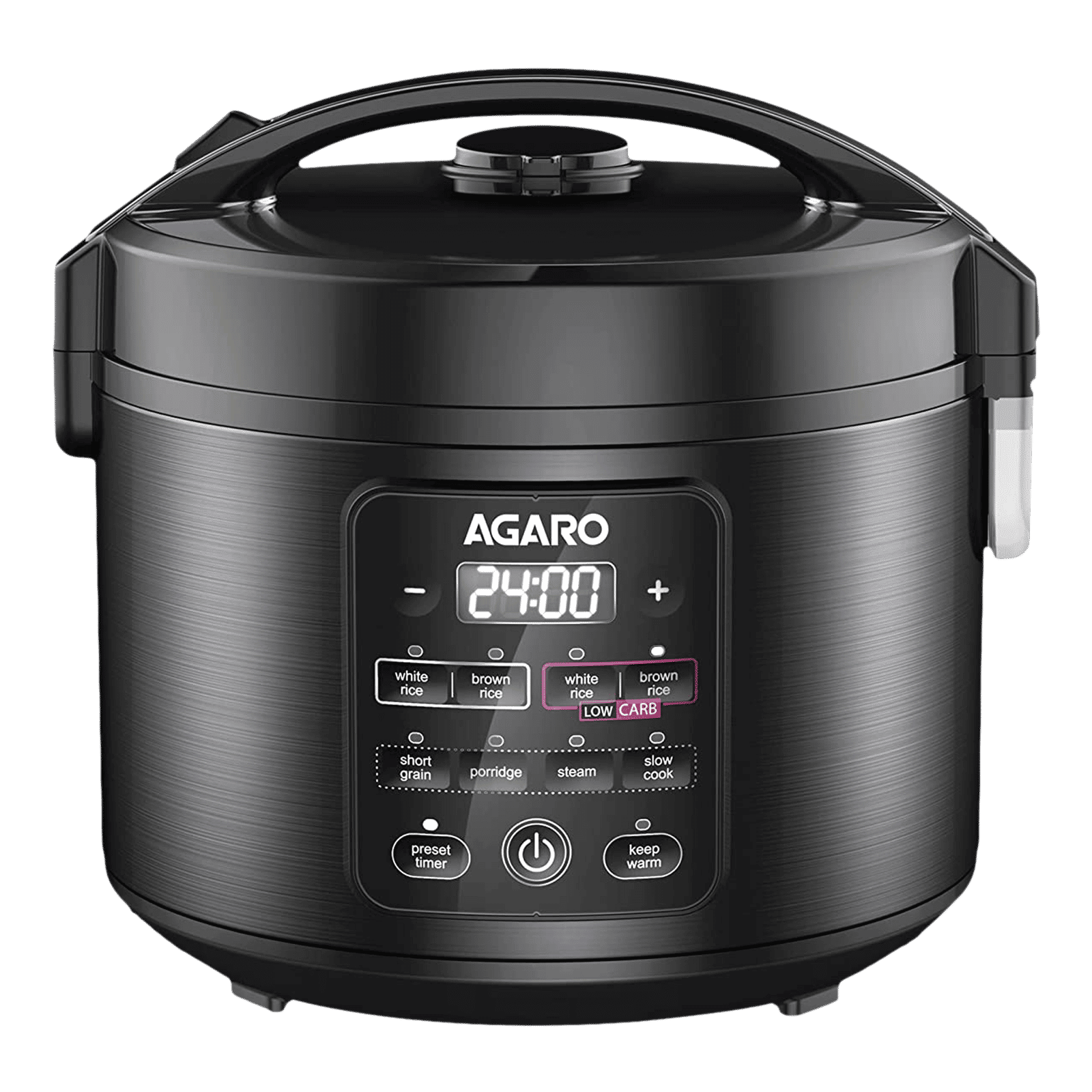 AGARO Regal 3 Litre Electric Rice Cooker with Overheat Protection (Black) AGARO Regal 3 Litre Electric Rice Cooker with Overheat Protection (Black)_1