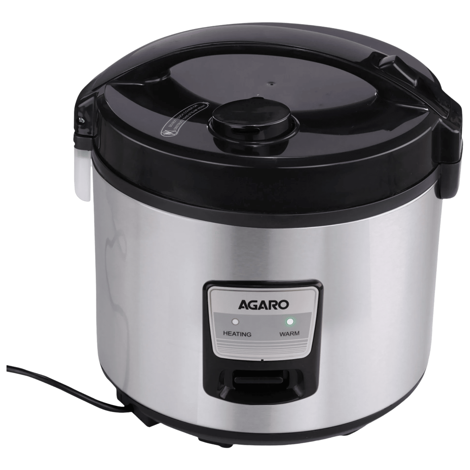AGARO Regency 5 Litre Electric Rice Cooker with Keep Warm Function (Silver)_1