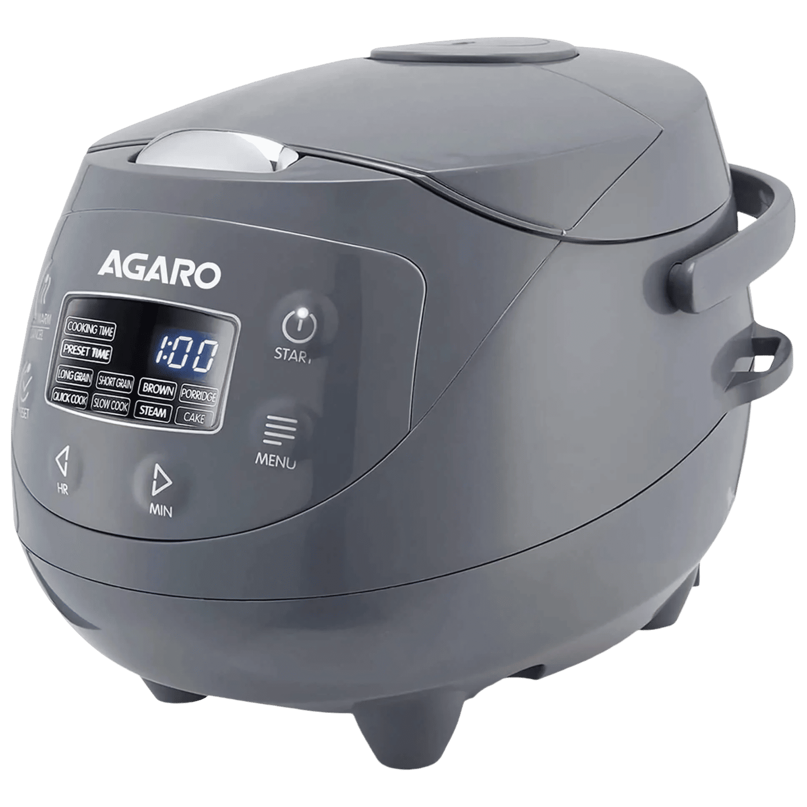 AGARO Imperial 2 Litre Electric Rice Cooker with Keep Warm Function (Grey) AGARO Imperial 2 Litre Electric Rice Cooker with Keep Warm Function (Grey)_1