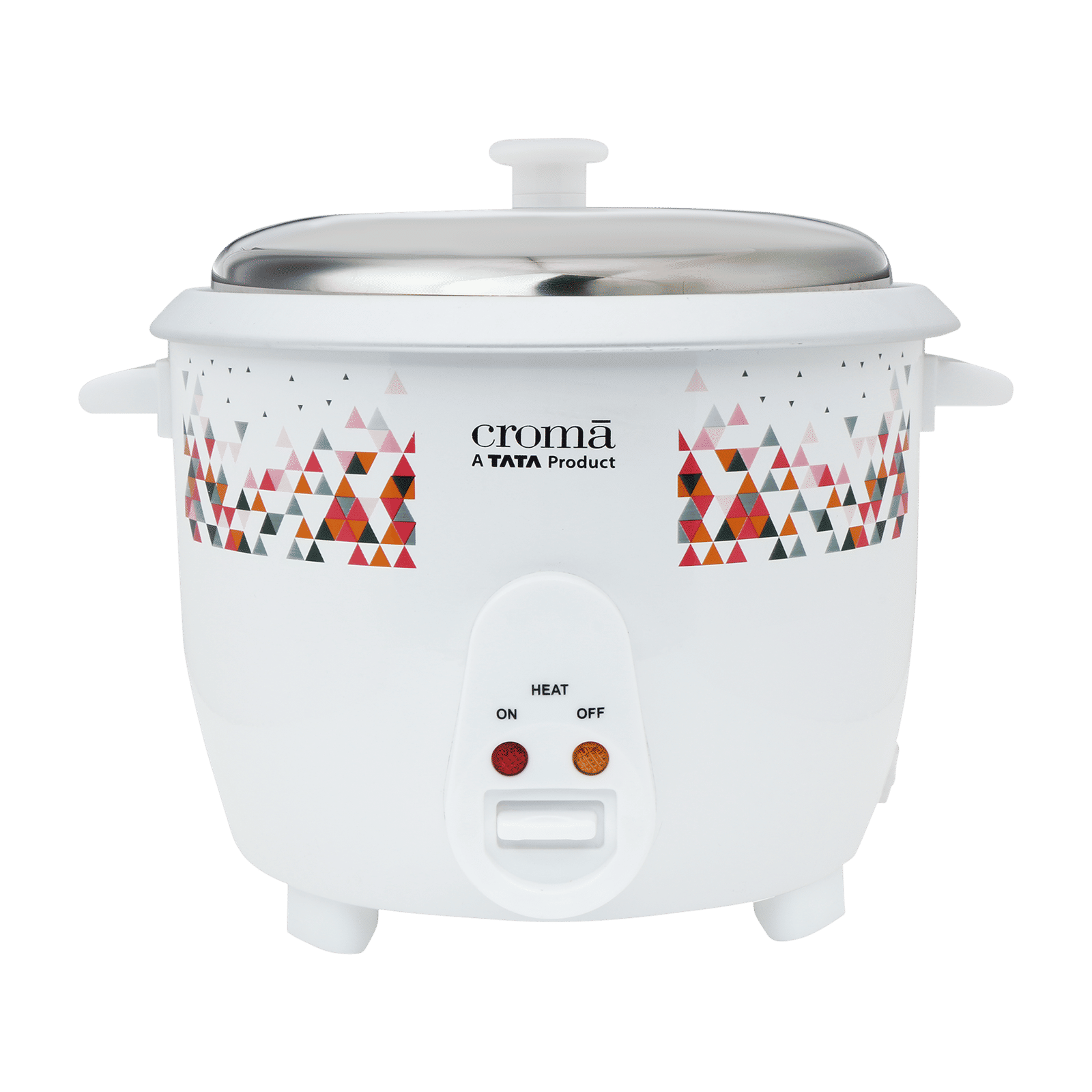Croma 1.8 Litre Electric Rice Cooker with Keep Warm Function (White)_1