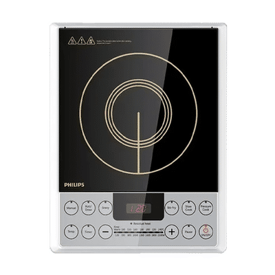 PHILIPS Daily Collection 2100W Induction Cooktop with 8 Power Settings