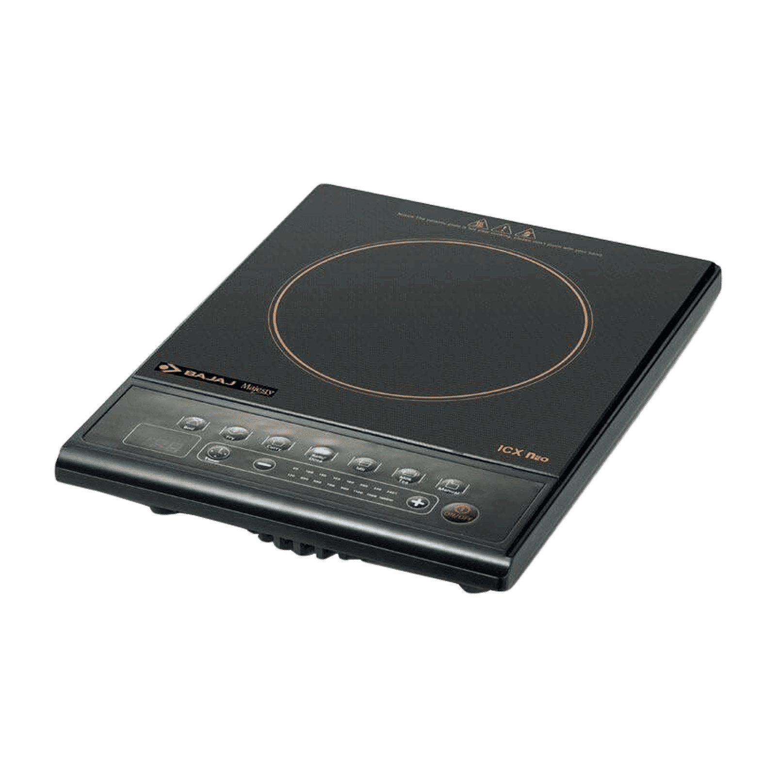 Bajaj Majesty ICX Neo 1600W Induction Cooktop with 7 Preset Menus Bajaj Majesty ICX Neo 1600W Induction Cooktop with 7 Preset Menus_5