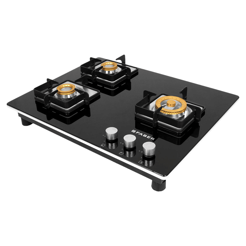 Faber HTG 653 CRS BR CI Tempered Glass Top 3 Burner Automatic Hob (High Quality Knob, Black) Faber HTG 653 CRS BR CI Tempered Glass Top 3 Burner Automatic Hob (High Quality Knob, Black)_9