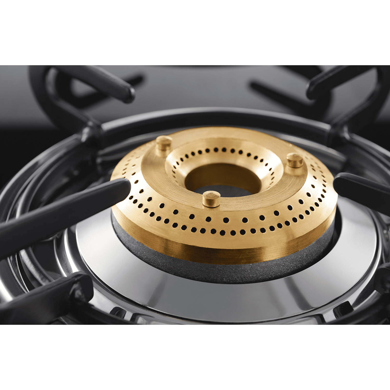 USHA Ebony GS4001 Toughened Glass Top 4 Burner Automatic Gas Stove (Slim Line Design, Black) USHA Ebony GS4001 Toughened Glass Top 4 Burner Automatic Gas Stove (Slim Line Design, Black)_6