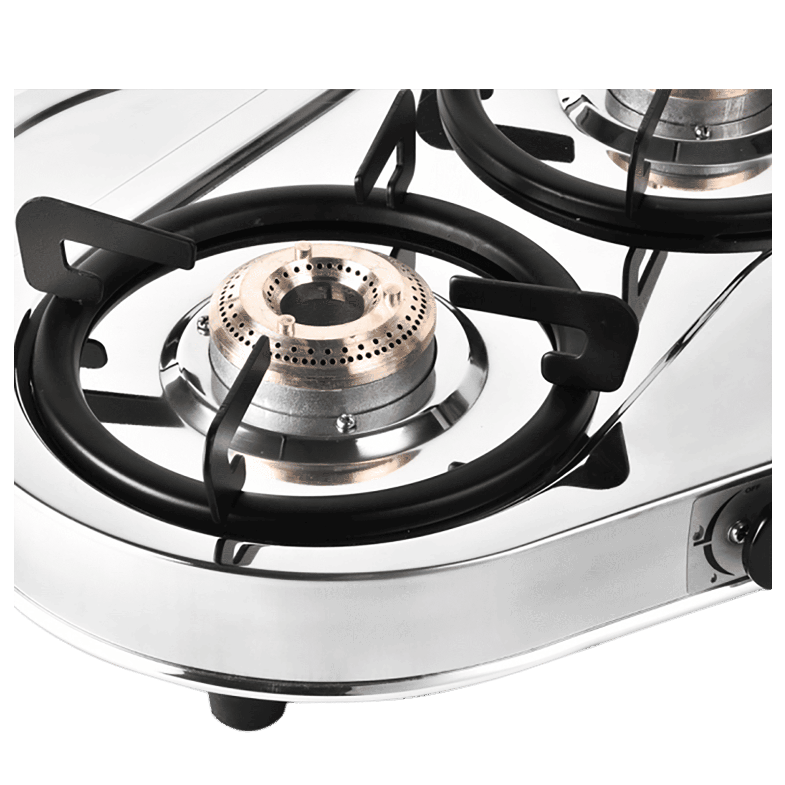 Sunflame SHAKTI STAR 3B 3 Burner Manual Gas Stove (Powder Coated Pan Support, Silver) Sunflame SHAKTI STAR 3B 3 Burner Manual Gas Stove (Powder Coated Pan Support, Silver)_4