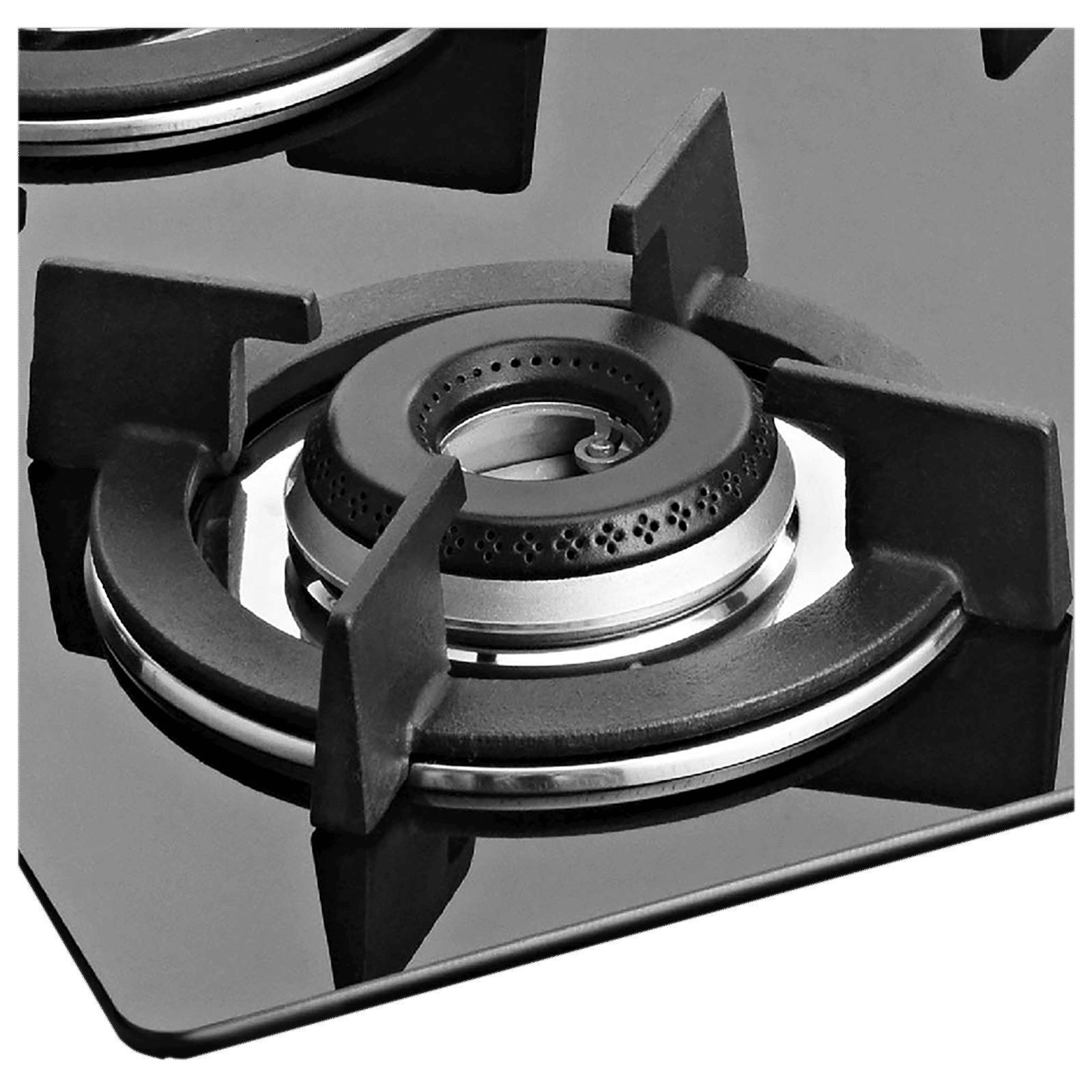 Sunflame Lotus Toughened Glass Top 4 Burner Automatic Hob (Heavy Duty Pan Support, Black) Sunflame Lotus Toughened Glass Top 4 Burner Automatic Hob (Heavy Duty Pan Support, Black)_4
