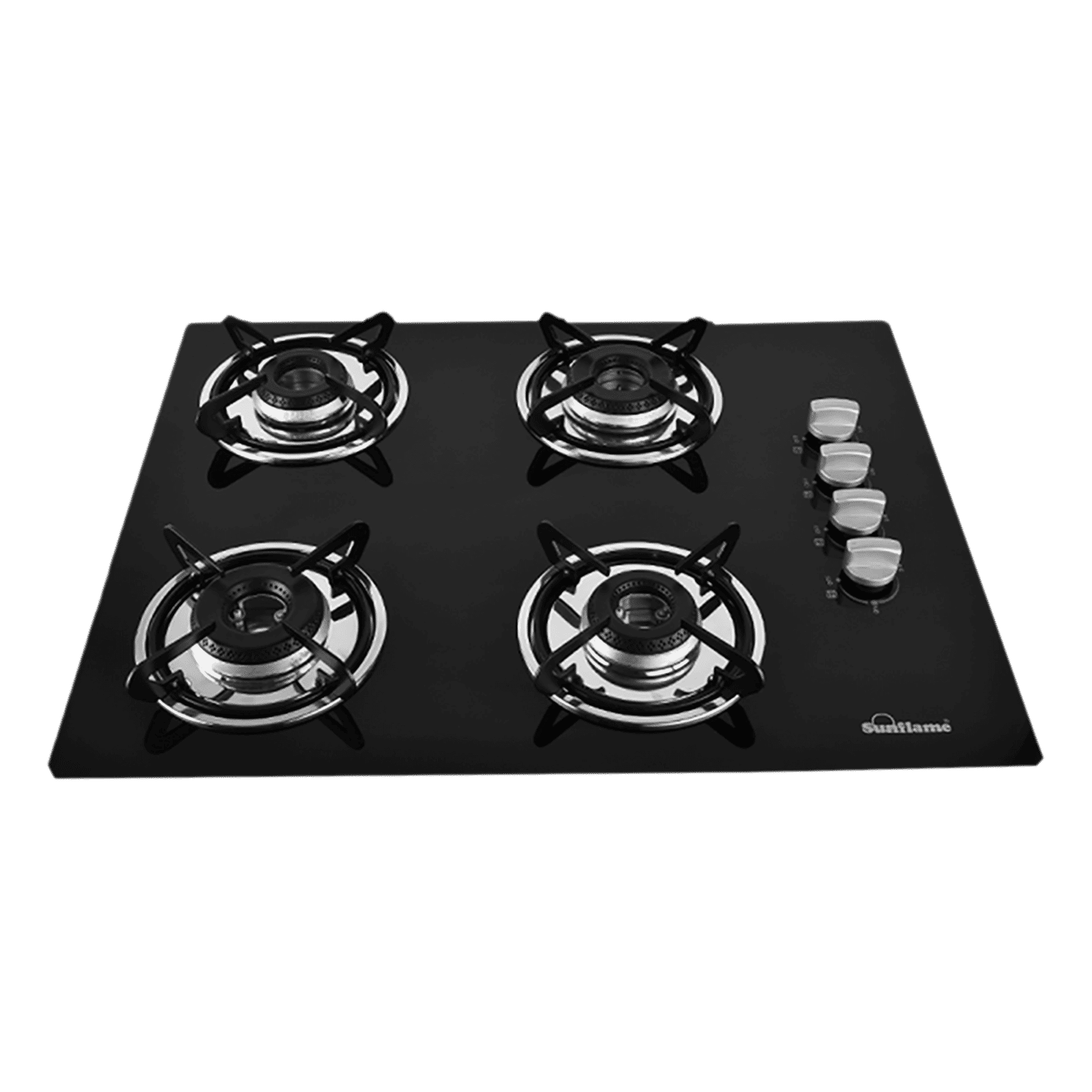 Sunflame Lotus Toughened Glass Top 4 Burner Automatic Hob (Heavy Duty Pan Support, Black) Sunflame Lotus Toughened Glass Top 4 Burner Automatic Hob (Heavy Duty Pan Support, Black)_6
