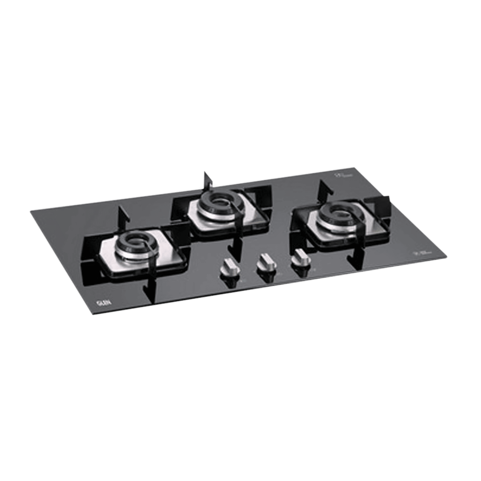 Glen 1073 SQ IN Toughened Glass Top 3 Burner Automatic Electric Hob (Sturdy Pan Support, Black) Glen 1073 SQ IN Toughened Glass Top 3 Burner Automatic Electric Hob (Sturdy Pan Support, Black)_1
