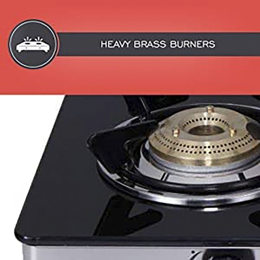 Elica 594 CT DT VETRO 1J Toughened Glass Top 4 Burner Manual Gas Stove (Round Euro Coated Grid, Black) Elica 594 CT DT VETRO 1J Toughened Glass Top 4 Burner Manual Gas Stove (Round Euro Coated Grid, Black)_8