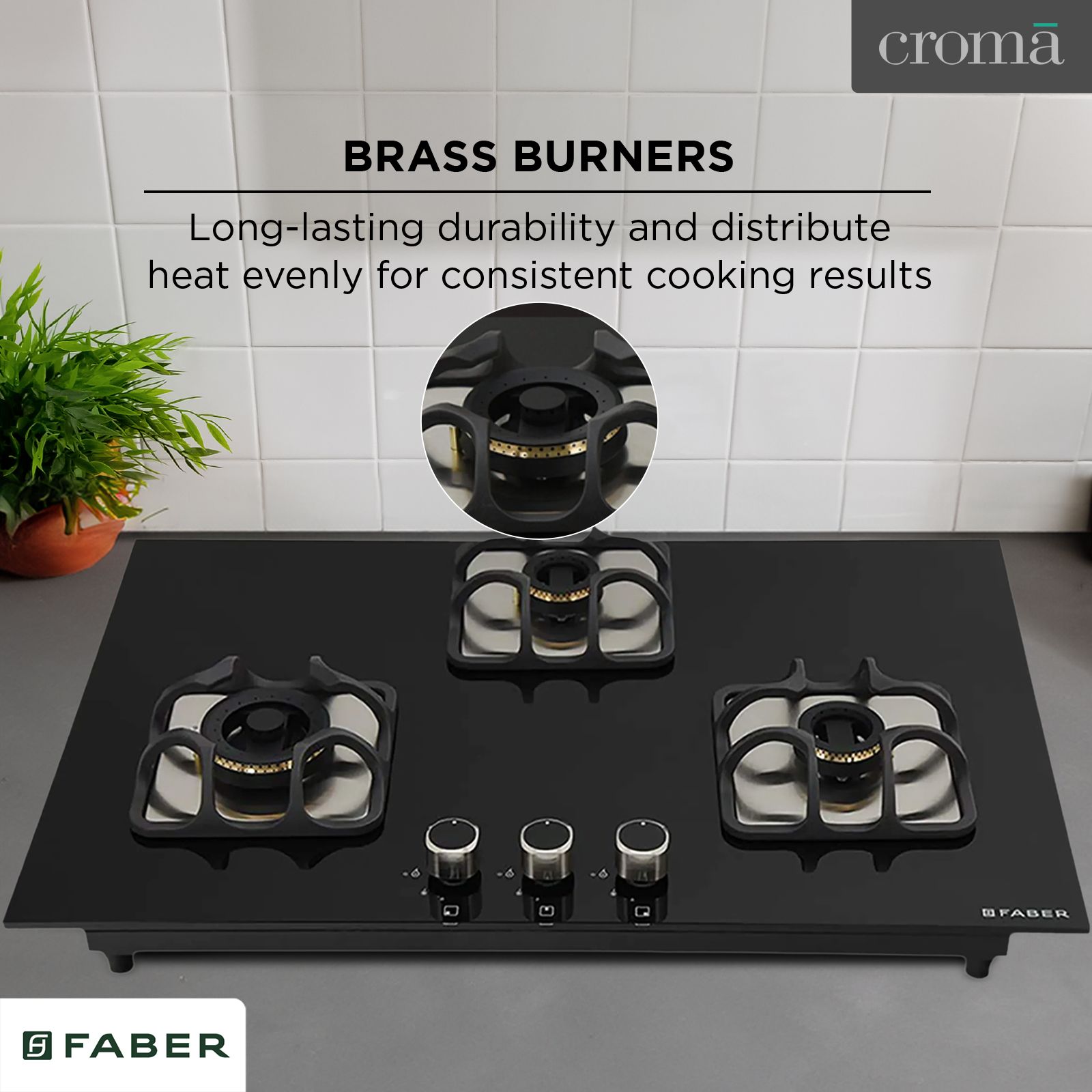 Faber Imperia Plus 783 BRB CI BK Toughened Glass Top 3 Burner Automatic Hob (High Quality Knob, Black) Faber Imperia Plus 783 BRB CI BK Toughened Glass Top 3 Burner Automatic Hob (High Quality Knob, Black)_11