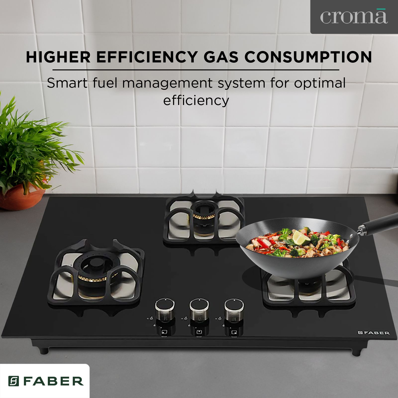 Faber Imperia Plus 783 BRB CI BK Toughened Glass Top 3 Burner Automatic Hob (High Quality Knob, Black) Faber Imperia Plus 783 BRB CI BK Toughened Glass Top 3 Burner Automatic Hob (High Quality Knob, Black)_15