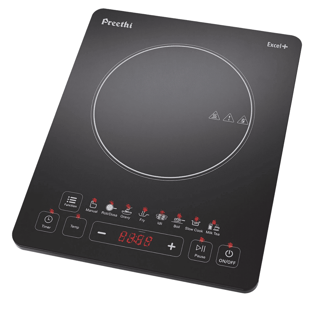 Preethi Excel Plus 117 1600W Induction Cooktop with 7 Preset Menus Preethi Excel Plus 117 1600W Induction Cooktop with 7 Preset Menus_4