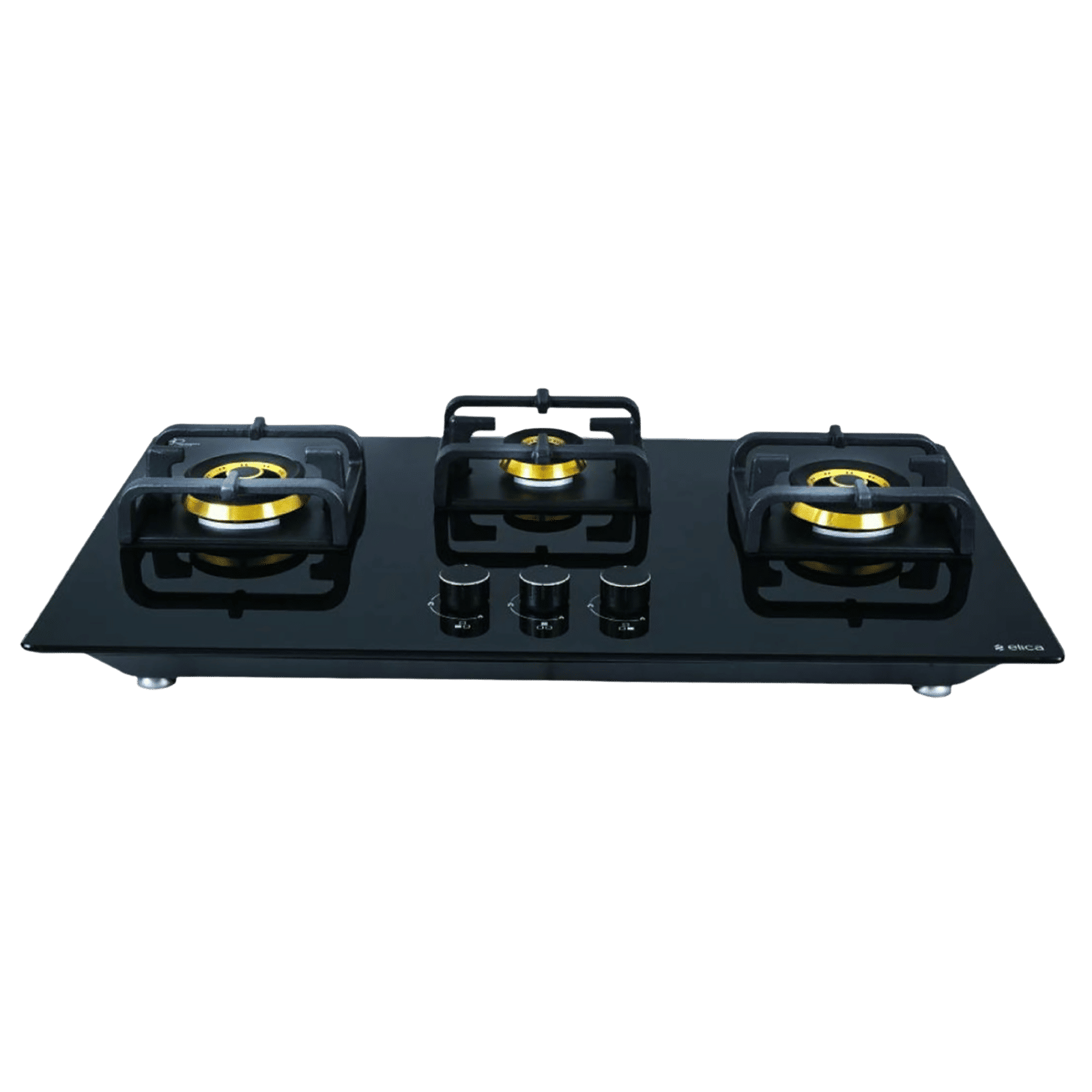 Elica Flexi Pro FB 3B 75 MT DX Glass Top 3 Burner Automatic Electric Hob (Round Metallic Knob, Black) Elica Flexi Pro FB 3B 75 MT DX Glass Top 3 Burner Automatic Electric Hob (Round Metallic Knob, Black)_1