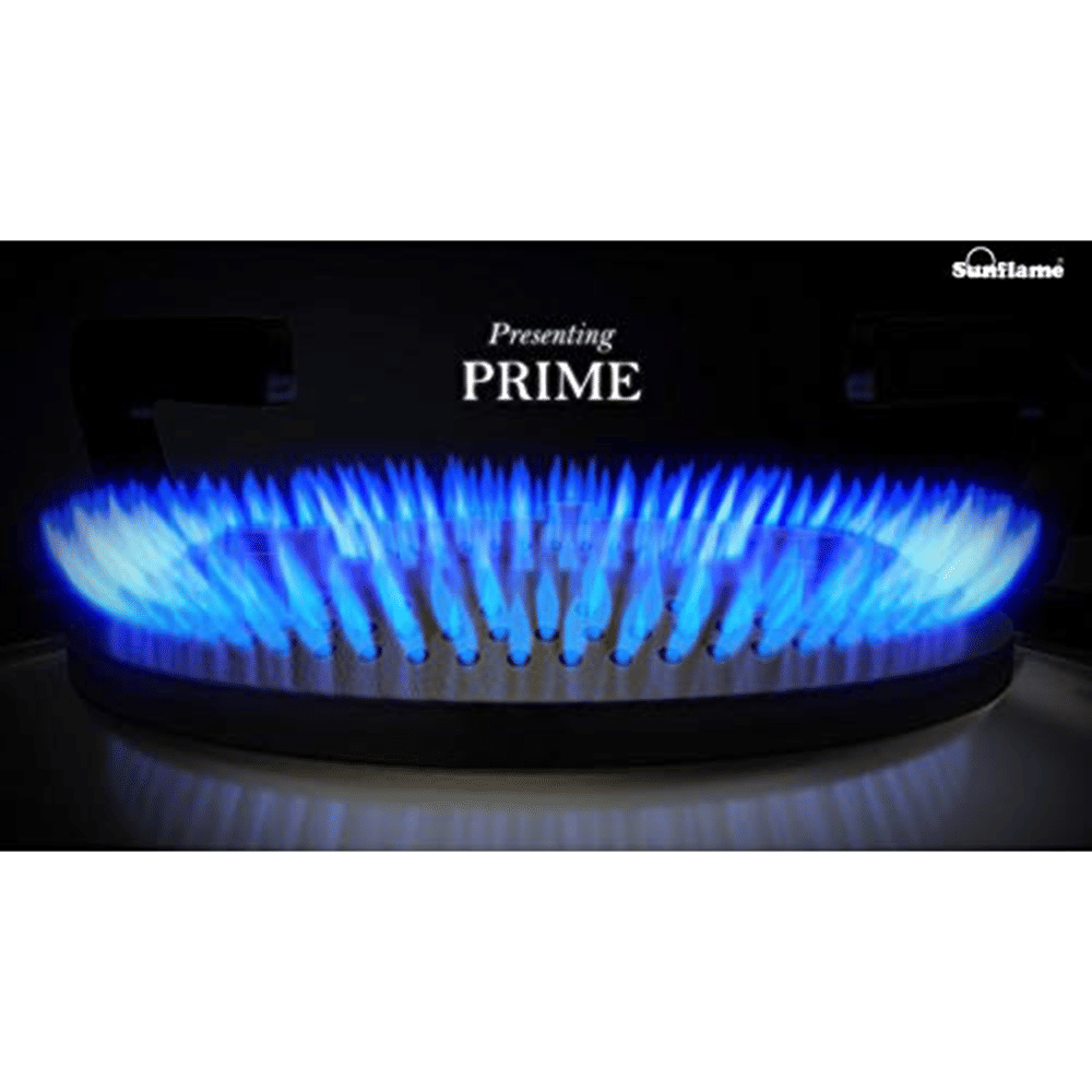 Sunflame PRIME 3B BK Toughened Glass Top 3 Burner Manual Gas Stove (Stainless Steel Drip Tray, Black)_8