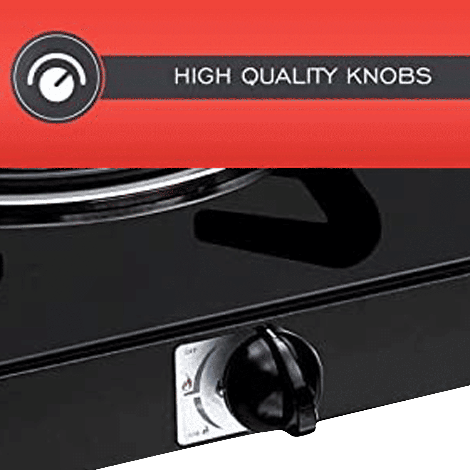 elica 662 CT VETRO Toughened Glass Top 2 Burner Manual Gas Stove (Round Euro Coated Grid, Black) elica 662 CT VETRO Toughened Glass Top 2 Burner Manual Gas Stove (Round Euro Coated Grid, Black)_5
