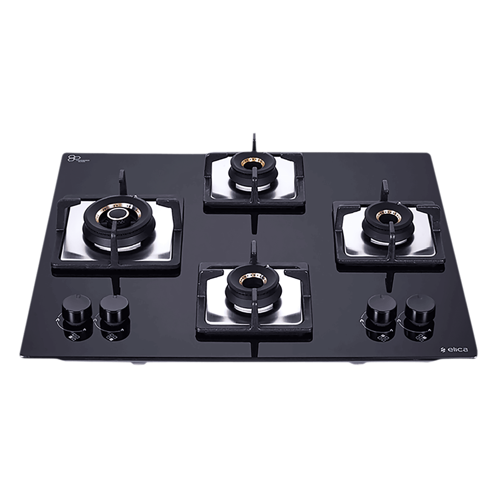 Elica FLEXI AB HCT 460 Glass Top 4 Burner Automatic Electric Hob (Multi Flame Control, Black) Elica FLEXI AB HCT 460 Glass Top 4 Burner Automatic Electric Hob (Multi Flame Control, Black)_1