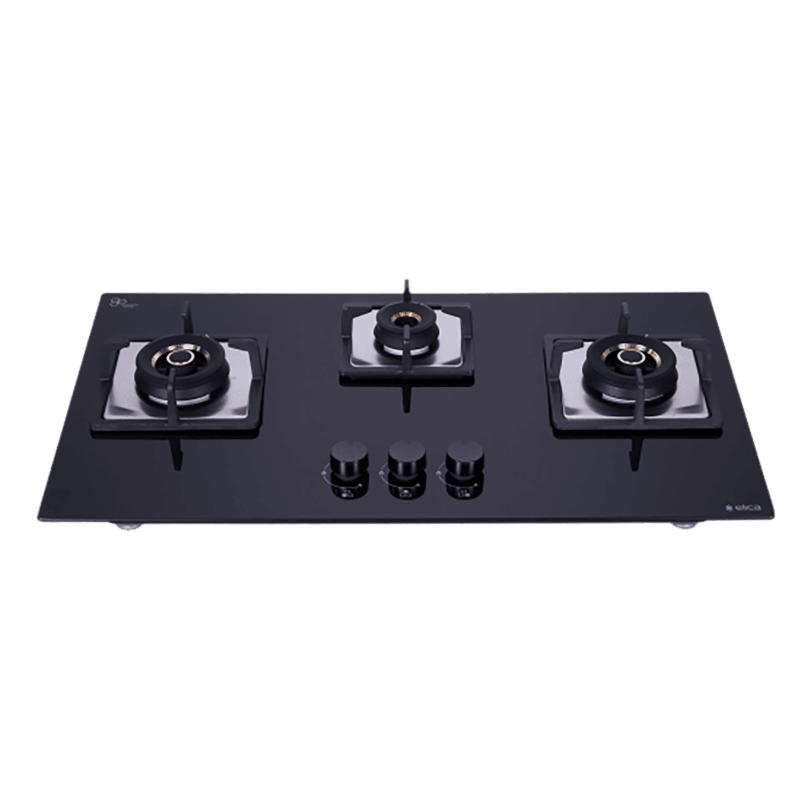 Elica FLEXI AB HCT 375 DX Glass Top 3 Burner Automatic Electric Hob (Cast Iron Grid, Black) Elica FLEXI AB HCT 375 DX Glass Top 3 Burner Automatic Electric Hob (Cast Iron Grid, Black)_5