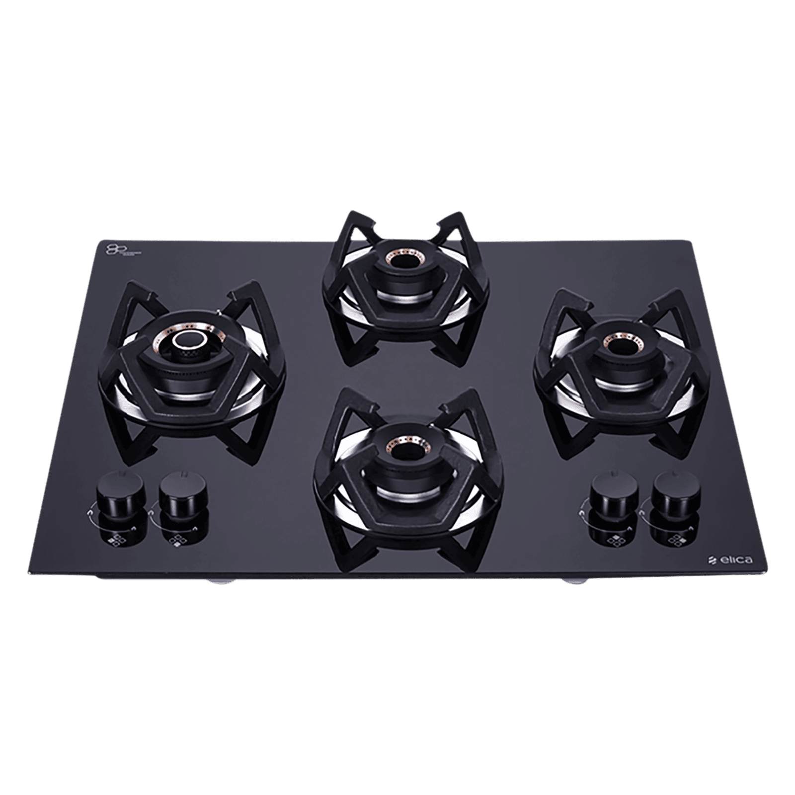 Elica CLASSIC FLEXI AB HCT 4B 60 Glass Top 4 Burner Automatic Electric Hob (Cast Iron Grid, Black) Elica CLASSIC FLEXI AB HCT 4B 60 Glass Top 4 Burner Automatic Electric Hob (Cast Iron Grid, Black)_1