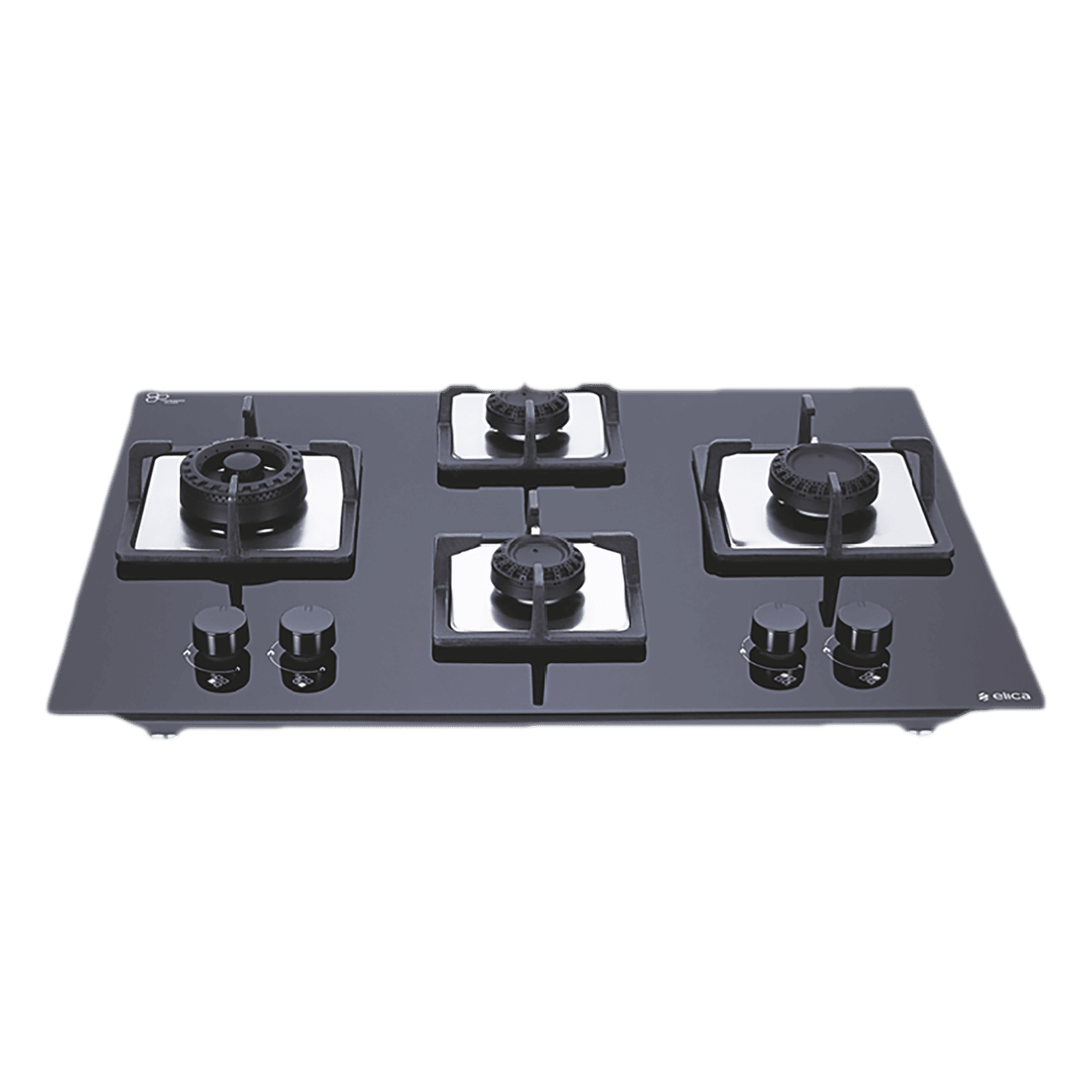 Elica Flexi Swirl 4B 70 MT NX Glass Top 4 Burner Automatic Electric Hob (Round Metallic Knob, Black) Elica Flexi Swirl 4B 70 MT NX Glass Top 4 Burner Automatic Electric Hob (Round Metallic Knob, Black)_1