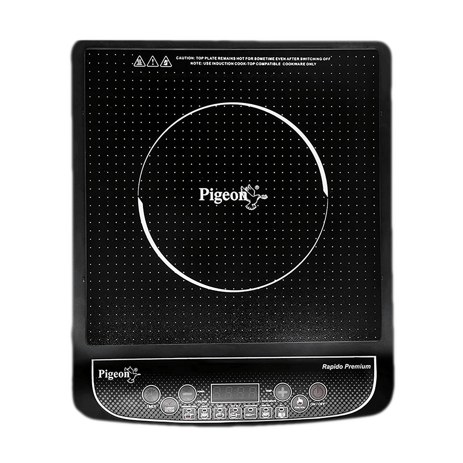 Pigeon Rapido Premium 1800W Induction Cooktop with 7 Preset Menus_1